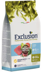 Exclusion Monoprotein Puppy Tuna Medium 12 kg (kölyök)