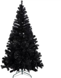  Nordmann King 2D-s műfenyő, 150 cm, fekete, 415 ág, 85 cm alsó átmérő, stabil talppal, kihajtható ágakkal, dús kivitel