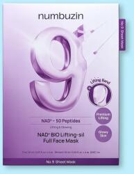 Numbuzin Mască de lifting pentru față No. 9 Nad Bio Lifting-Sil Full Face Mask - 48 ml * 4 buc Masca de fata