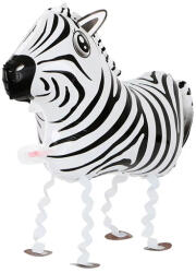 Mezőfi Team Kft Sétáló fólia lufi, zebra, 58 *48 cm