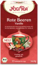 YOGI TEA Bio piros bogyós vanília - 17 teafilter