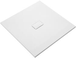Cerano - Négyzet alakú FlexiCut zuhanytálca - SMC/ásványi kompozit - méretre vágható - matt fehér - 100x100x3 cm (CER-666055)