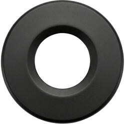 Cerano - Mosogató túlfolyó fedél - kör alakú - rozsdamentes acél - matt fekete