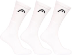 Head 3PACK Șosete sport înalte HEAD albe (701229015 002) L (183795)
