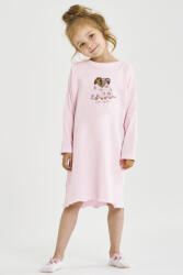 Taro Jasmina lánykahálóing, kutyusos, világos rózsaszín, 152