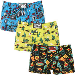 Styx 3PACK boxeri pentru bărbați Styx art classic rubber multicolor (3Q13188) M (184027)