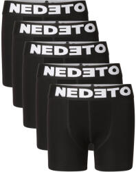 Nedeto 5PACK boxeri copii Nedeto negri (5NBDC1) 12-14 ani (183547)