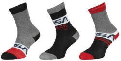 Trenýrkárna 3PACK Șosete NASA pentru copii, multicolore (39133/red) 31/34 (184486)