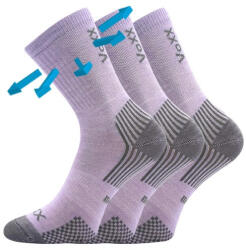 VoXX 3PACK Șosete pentru copii Voxx din lana merinos violet (Optimalik) 35/38 (184125)