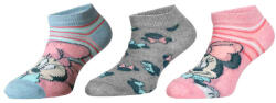 Trenýrkárna 3PACK Șosete pentru copii Minnie, multicolore (38614/grey) 23/26 (184477)