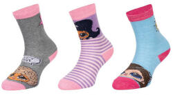 Trenýrkárna 3PACK Șosete LOL pentru copii, multicolore (38766/grey) 31/34 (184518)