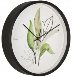 Karlsson Falióra zöld fehér fekete elemes konyhai Botanical Leaves (KA5885)