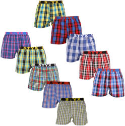 Styx 10PACK Boxeri largi bărbați Styx elastic sport multicolor (10B0901040) XL (184341)