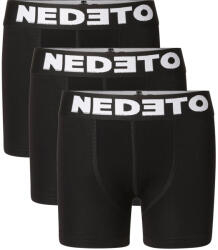 Nedeto 3PACK boxeri copii Nedeto negri (3NBDC1) 12-14 ani (183551)