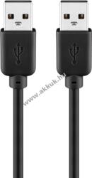 Goobay USB-A kábel 1, 8m fekete 0, 5A 2, 5W 480Mbit/s USB2.0