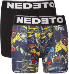Nedeto 2PACK boxeri copii Nedeto multicolori (2NBDV5) 9-11 ani (183556)