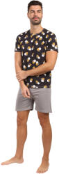 Lonka Pijama bărbați Lonka multicoloră (Koffing pivo/půllitry) M (183675)
