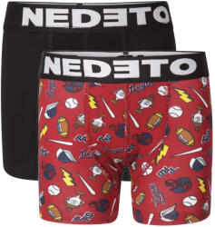 Nedeto 2PACK boxeri copii Nedeto multicolori (2NBDV2) 6-8 ani (183553)