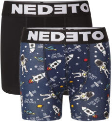 Nedeto 2PACK boxeri copii Nedeto multicolori (2NBDV9) 6-8 ani (183560)