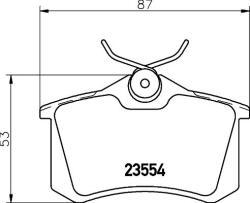 MINTEX Fékbetét készlet MINTEX MDB1382 for SEAT, SKODA, VW, AUDI, … (MDB1382)