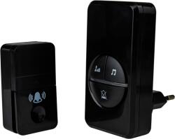 TRACON Sonerie fără fir (cu energie cinetică) 230 VAC; IP44; 100 m; 16 music; 82 dB (BELLW7-1V1)