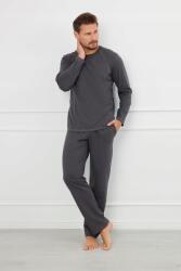 Italian Fashion Salomon férfi hosszú ujjú pizsama, hosszú nadrág XXL Italian Fashion (AAF-MPZ-SALO-DDGM-08)