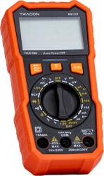 TRACON Multimetru digital TRMS, ACV, DCV, ACA, DCA, OHM, diode, NCV, signal (MM33B)