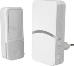 TRACON Sonerie fără fir (cu energie cinetică) 230 VAC; IP44; 100 m; 18 music; 82 dB (BELLW6-1V1)