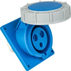 TRACON Priză industrială încorporabilă, oblică 32A, 250V, 2P+E, 6h, IP67 (TICS-323IP67)