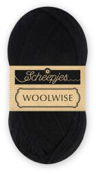 Scheepjes Woolwise 705 Midnight - fekete gyapjú fonal
