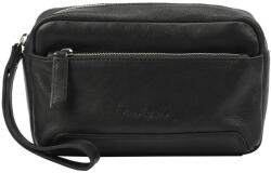 Pierre Cardin YS12 28001 fekete férfi marhabőr övtáska 22 x 14 x 8 cm (38159)