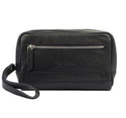 Pierre Cardin YS12 2800 fekete férfi marhabőr övtáska 24 x 14 x 5 cm (42067)