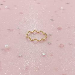 Pink Dream Beauty Vérae- arany / ezüst hullám mintázatú gyűrű Szín: Arany