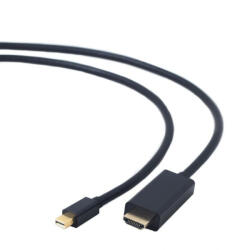 Gembird (CC-MDP-HDMI-6) 1.8m fekete 4K miniDisplayPort / HDMI kábel