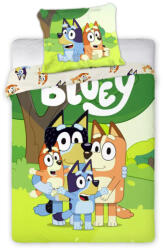 Ludo Studio Bluey Family Snuggle gyerek ágyneműhuzat 100×135 cm, 40×60 cm Nr4