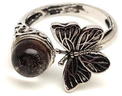 R. M. ékszer Energetizáló kvarc ásvány gyűrű állítható 8mm (019222)