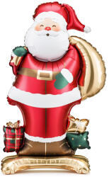  Álló fólia lufi Mikulás, 48, 5x84 cm, mix (FB307)