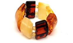 R. M. ékszer Intuíciót erősítő borostyán ásvány gyűrű gumis 10-11mm (023570)