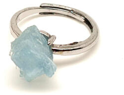 R. M. ékszer Energetizáló akvamarin ásvány gyűrű állítható 5-8mm (019218)