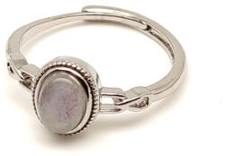 R. M. ékszer Nyugtató labradorit ásvány gyűrű állítható 7x5mm (019205)