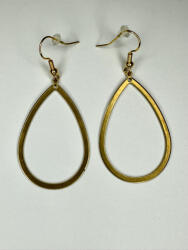  Arany Csepp - Letisztult Elegancia fülbevaló (JJF81)