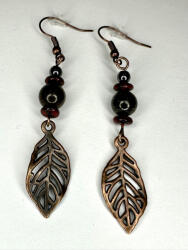  Őszi Levél - bohém fülbevaló (JJF95)