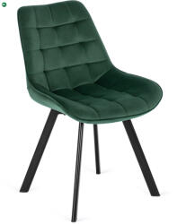 Mebel Elite RICK szék, zöld, velúr
