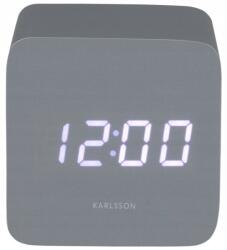 Karlsson Ébresztőóra álló elektronikus szürke Spry Square Led XX (KA5982GY)