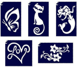 TYTOO Sablonok, 5 db-os, lányos, 1. szett (CTMS-0033) (VZM-KKCST1330021)