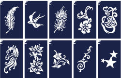 TYTOO Sablonok, 10 db-os, női 1. (CTMS-0079) (VZM-KKCST3430049)