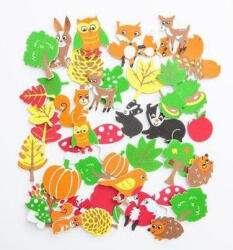 DP CRAFT Dekorgumi, öntapadós, őszi formák, 96 db-os (DPC-KSPI-009) - perfectbaby