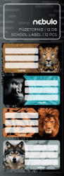 Nebulo Vadállatok füzetcímke 12 db-os, Nebulo (ALI-FC-FA-12)