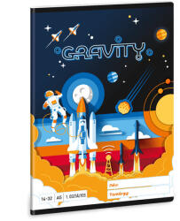 Ars Una Gravity tűzött füzet A/5, 32 lap vonalas 1. osztály (14-32) (ARS-53583673)