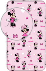 Jerry Fabrics Minnie egér Pretty in Pink gumis lepedő 90x200 cm (JFK034910)